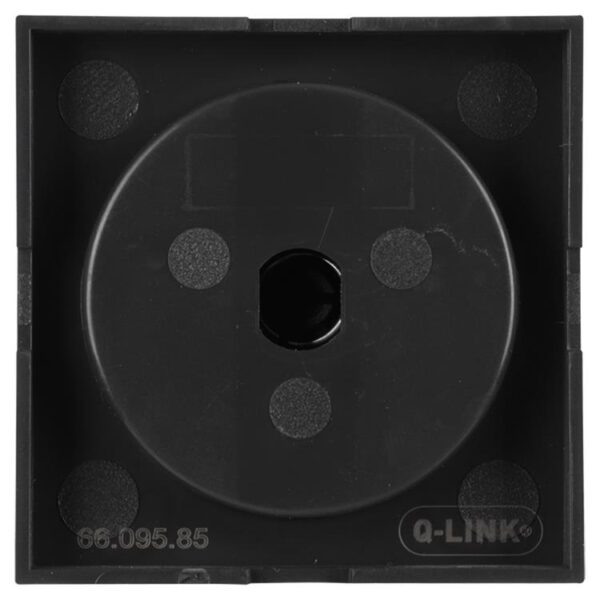 Q-Link S-Line centraalplaat/knop dimmer zwart - Afbeelding 3